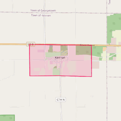 Map of Kennan