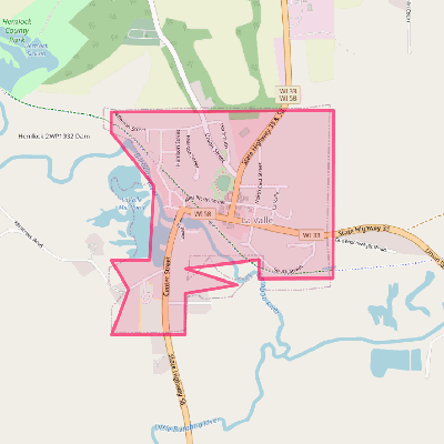 Map of La Valle