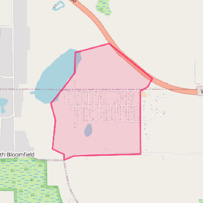 Map of Lake Ivanhoe