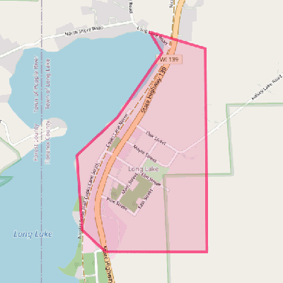 Map of Long Lake