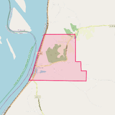 Map of Lynxville