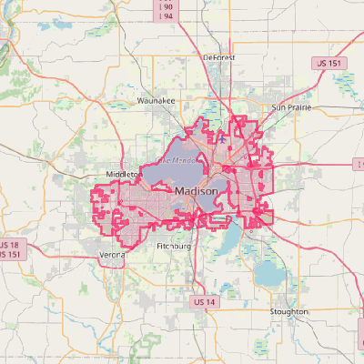 Map of Madison