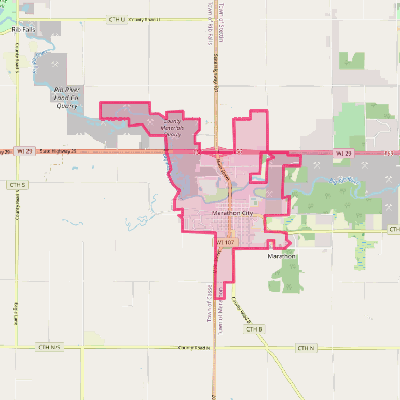 Map of Marathon City