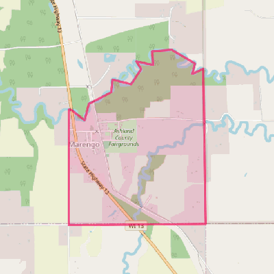 Map of Marengo