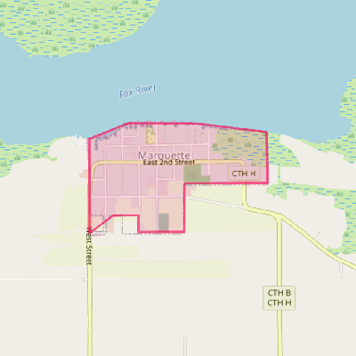 Map of Marquette