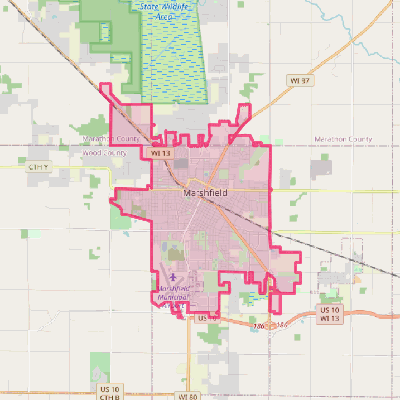 Map of Marshfield