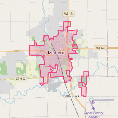 Map of Medford