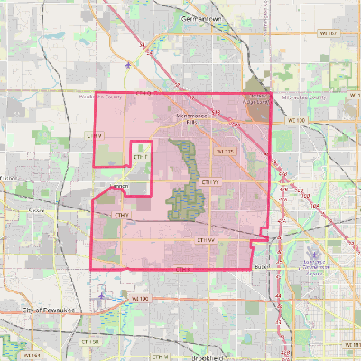 Map of Menomonee Falls