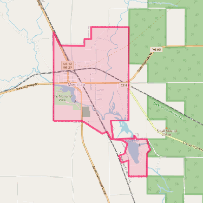 Map of Merrillan