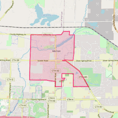 Map of Merton