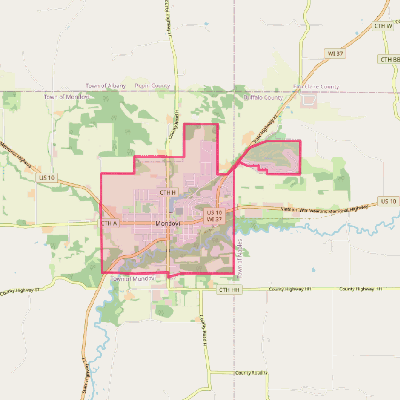 Map of Mondovi