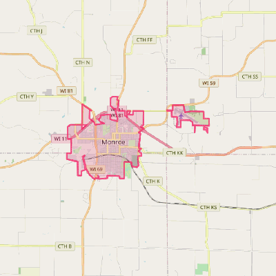 Map of Monroe