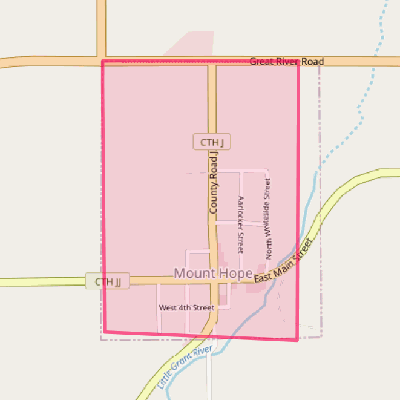 Map of Mount Hope