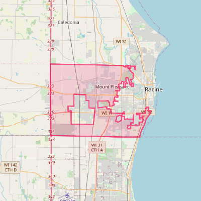 Map of Mount Pleasant