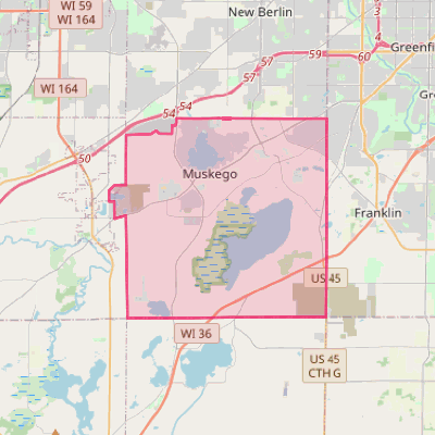 Map of Muskego