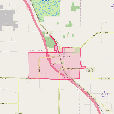 Map of New Auburn