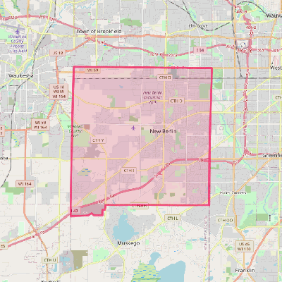 Map of New Berlin