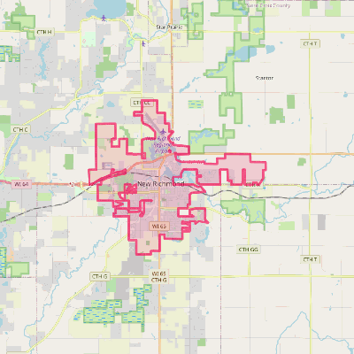 Map of New Richmond