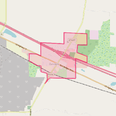 Map of Oakdale