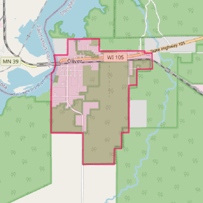 Map of Oliver