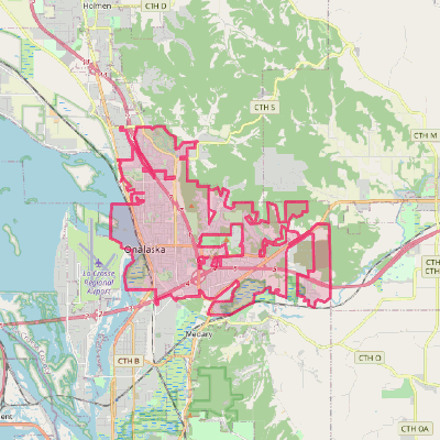 Map of Onalaska