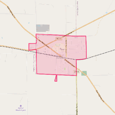 Map of Orfordville