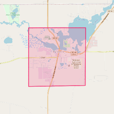 Map of Pardeeville