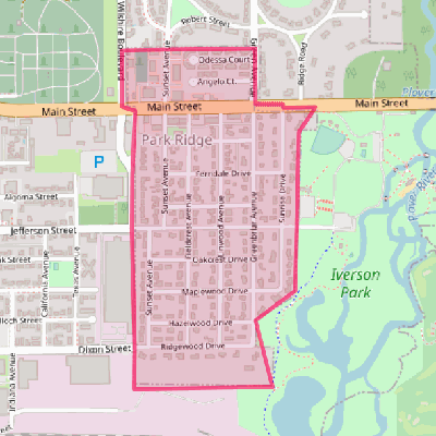 Map of Park Ridge