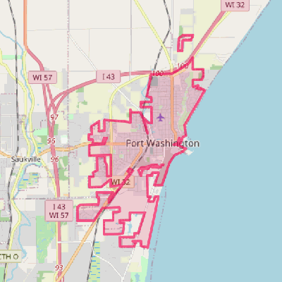 Map of Port Washington