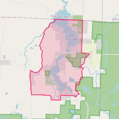 Map of Post Lake