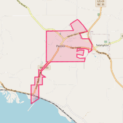 Map of Potosi