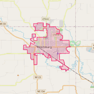 Map of Reedsburg