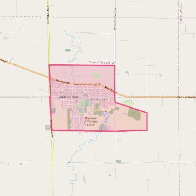 Map of Reedsville