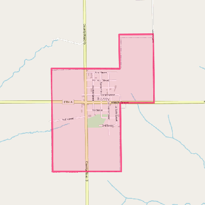 Map of Rewey