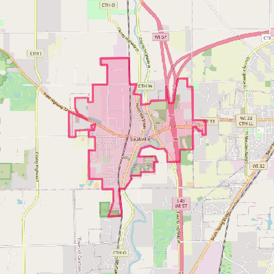 Map of Saukville