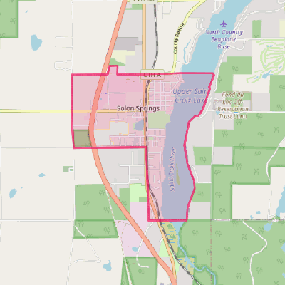 Map of Solon Springs