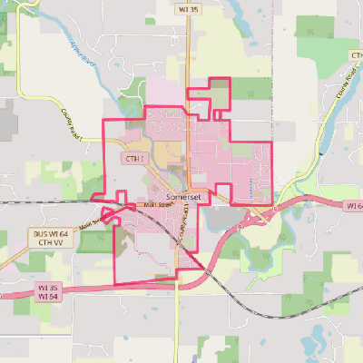 Map of Somerset