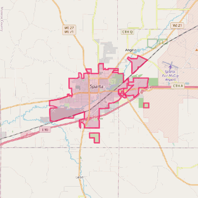 Map of Sparta