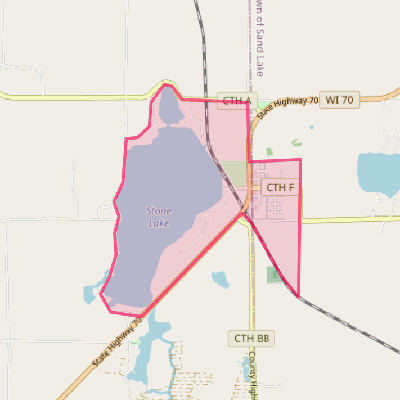 Map of Stone Lake