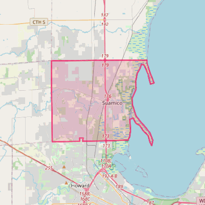 Map of Suamico