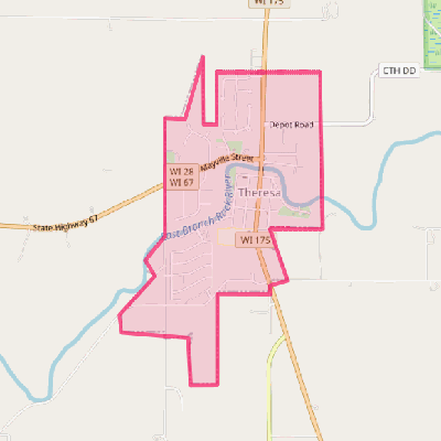 Map of Theresa