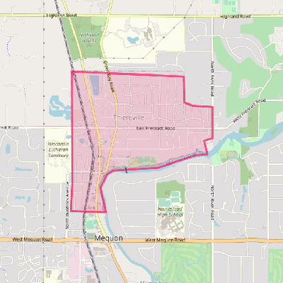 Map of Thiensville