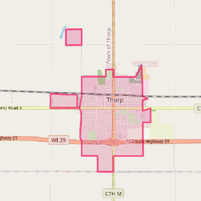 Map of Thorp