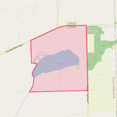 Map of Turtle Lake