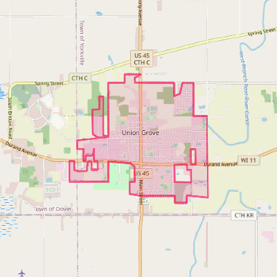 Map of Union Grove