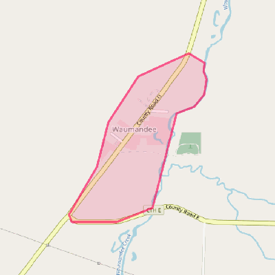 Map of Waumandee