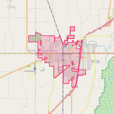 Map of Waupun