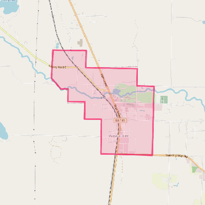 Map of Wausaukee