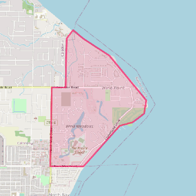 Map of Wind Point