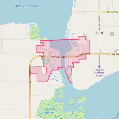 Map of Winneconne